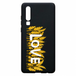 Чехол из раздела Любовь Любовь и колосья для Huawei P30 - FATLINE Чехол из раздела Любовь Любовь и колосья для Huawei P30