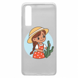 Чехол из раздела Авторские принты Милаха девочка в шляпе для Huawei P30 - FATLINE Чехол из раздела Авторские принты Милаха девочка в шляпе для Huawei P30