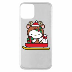 Чехол из раздела Hello Kitty Китти на санках для Apple iPhone 11 - FATLINE Чехол из раздела Hello Kitty Китти на санках для Apple iPhone 11