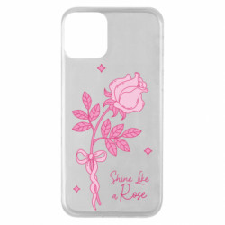 Чохол з розділу Квіти Рожева троянда для Apple iPhone 11 - FATLINE Чохол з розділу Квіти Рожева троянда для Apple iPhone 11