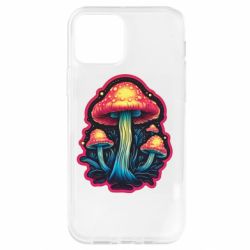 Чехол из раздела Авторские принты Волшебные грибы неон для Apple iPhone 12 - FATLINE Чехол из раздела Авторские принты Волшебные грибы неон для Apple iPhone 12