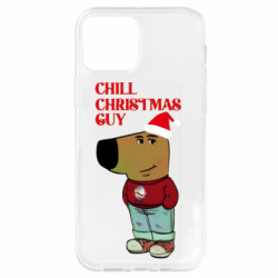 Чехол из раздела Мемы Chill Christmas guy для Apple iPhone 12 - FATLINE Чехол из раздела Мемы Chill Christmas guy для Apple iPhone 12