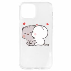 Чехол из раздела Мемы Peach and Goma Cutie Cats для Apple iPhone 12 - FATLINE Чехол из раздела Мемы Peach and Goma Cutie Cats для Apple iPhone 12