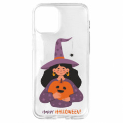 Чехол из раздела Авторские принты Happy Halloween! Девушка Ведьма для Apple iPhone 12 mini - FATLINE Чехол из раздела Авторские принты Happy Halloween! Девушка Ведьма для Apple iPhone 12 mini