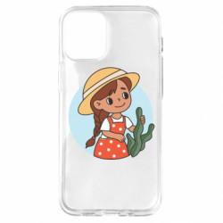 Чехол из раздела Авторские принты Милаха девочка в шляпе для Apple iPhone 12 mini - FATLINE Чехол из раздела Авторские принты Милаха девочка в шляпе для Apple iPhone 12 mini