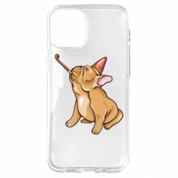 Чехол из раздела Бульдог новогодний бульдог с дудочкой для Apple iPhone 12 mini - FATLINE Чехол из раздела Бульдог новогодний бульдог с дудочкой для Apple iPhone 12 mini