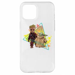 Чехол из раздела Стражи Галактики Baby yoda and baby groot для Apple iPhone 12 Pro Max