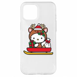 Чехол из раздела НОВЫЙ ГОД 2026 Китти на санках для Apple iPhone 12 Pro Max - FATLINE Чехол из раздела НОВЫЙ ГОД 2026 Китти на санках для Apple iPhone 12 Pro Max