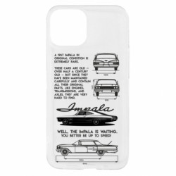 Чохол з розділу Legendary Cars 1967 Chevrolet Impala для Apple iPhone 13 mini - FATLINE Чохол з розділу Legendary Cars 1967 Chevrolet Impala для Apple iPhone 13 mini