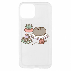 Чехол из раздела Pusheen Лучший вечер для Apple iPhone 13 mini - FATLINE Чехол из раздела Pusheen Лучший вечер для Apple iPhone 13 mini
