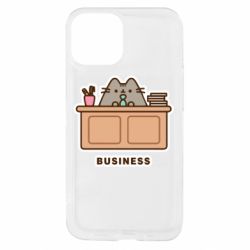 Чехол из раздела Pusheen Pusheen Business для Apple iPhone 13 mini - FATLINE Чехол из раздела Pusheen Pusheen Business для Apple iPhone 13 mini