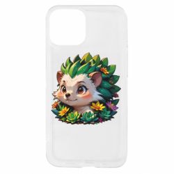 Чехол из раздела ShelganenOK Зеленый ёжик в суккулентах для Apple iPhone 13 mini - FATLINE Чехол из раздела ShelganenOK Зеленый ёжик в суккулентах для Apple iPhone 13 mini