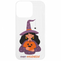 Чехол из раздела Авторские принты Happy Halloween! Девушка Ведьма для Apple iPhone 13 Pro - FATLINE Чехол из раздела Авторские принты Happy Halloween! Девушка Ведьма для Apple iPhone 13 Pro