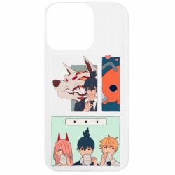 Чехол из раздела Человек-бензопила Команда Аки для Apple iPhone 13 Pro