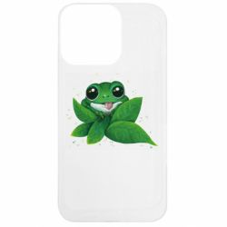 Чехол из раздела Авторские принты Веселая милая жабка для Apple iPhone 13 Pro - FATLINE Чехол из раздела Авторские принты Веселая милая жабка для Apple iPhone 13 Pro