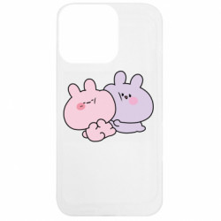 Чохол з розділу Прикольні малюнки Зайці обіймаються для Apple iPhone 13 Pro - FATLINE Чохол з розділу Прикольні малюнки Зайці обіймаються для Apple iPhone 13 Pro