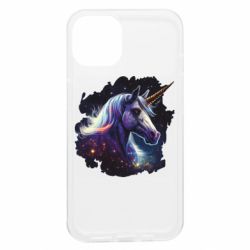 Чехол из раздела Единороги синий космический единорог для Apple iPhone 13