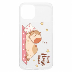 Чехол из раздела Лошадь Смешная спящая лошадка для Apple iPhone 13