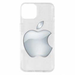 Чехол из раздела Бренды Apple Silver для Apple iPhone 14 - FATLINE Чехол из раздела Бренды Apple Silver для Apple iPhone 14