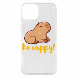 Чехол из раздела Капибара Be Cappy! для Apple iPhone 14 - FATLINE Чехол из раздела Капибара Be Cappy! для Apple iPhone 14