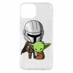 Чехол из раздела Мандалорец Din Djarin And The Child для Apple iPhone 14 - FATLINE Чехол из раздела Мандалорец Din Djarin And The Child для Apple iPhone 14