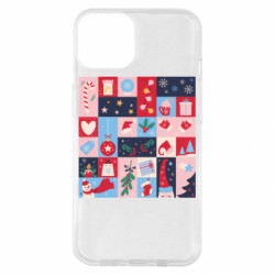 Чехол из раздела Авторские принты Новогодний Фон для Apple iPhone 14 - FATLINE Чехол из раздела Авторские принты Новогодний Фон для Apple iPhone 14