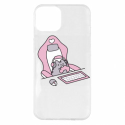 Чехол из раздела Pusheen Gamer Pusheen для Apple iPhone 14 Plus - FATLINE Чехол из раздела Pusheen Gamer Pusheen для Apple iPhone 14 Plus