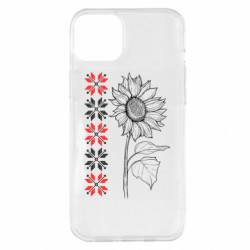 Чехол из раздела Авторские принты Подсолнухи, вышивка для Apple iPhone 14 Plus - FATLINE Чехол из раздела Авторские принты Подсолнухи, вышивка для Apple iPhone 14 Plus