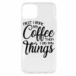 Чехол из раздела Любителям кофе Сначала кофе потом дела для Apple iPhone 14 Plus