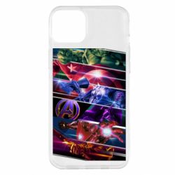 Чехол из раздела Мстители Super power avengers для Apple iPhone 14 Plus - FATLINE Чехол из раздела Мстители Super power avengers для Apple iPhone 14 Plus