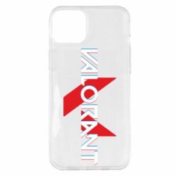Чехол из раздела Valorant Valorant glitsh logo для Apple iPhone 14 Plus