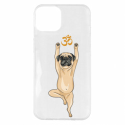 Чехол из раздела Мопс йога мопс в позе дерева для Apple iPhone 14 Plus - FATLINE Чехол из раздела Мопс йога мопс в позе дерева для Apple iPhone 14 Plus