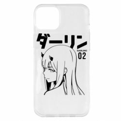Чехол из раздела Darling in the Franxx Zero Two Girl для Apple iPhone 14 Plus - FATLINE Чехол из раздела Darling in the Franxx Zero Two Girl для Apple iPhone 14 Plus