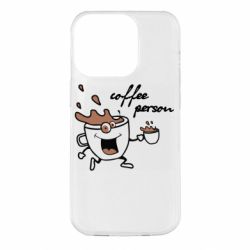 Чехол из раздела Любителям кофе coffee man для Apple iPhone 14 Pro