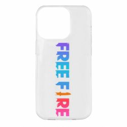 Чехол из раздела Garena Free Fire Free fire gradient logo для Apple iPhone 14 Pro