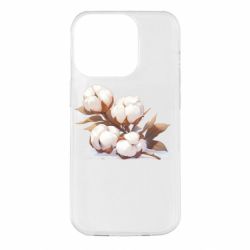Чехол из раздела ShelganenOK Веточка хлопка для Apple iPhone 14 Pro - FATLINE Чехол из раздела ShelganenOK Веточка хлопка для Apple iPhone 14 Pro
