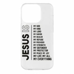 Чехол из раздела Религия Jesus is для Apple iPhone 14 Pro