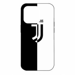 Чехол из раздела Ювентус (Juventus) Juventus black and white logo для Apple iPhone 14 Pro