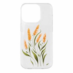 Чехол из раздела Цветы Колоски пшеницы для Apple iPhone 14 Pro - FATLINE Чехол из раздела Цветы Колоски пшеницы для Apple iPhone 14 Pro