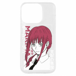 Чехол из раздела Человек-бензопила Makima anime для Apple iPhone 14 Pro