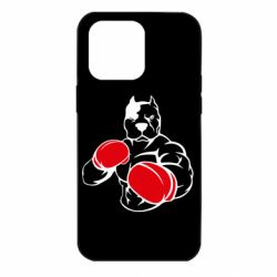 Чехол из раздела Бокс/Кикбоксинг Pitbull Boxing Logo для Apple iPhone 14 Pro Max