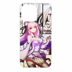 Чехол из раздела Re:Zero. Жизнь с нуля в альтернативном мире Re:Zerо Emilia для Apple iPhone 14 Pro Max - FATLINE Чехол из раздела Re:Zero. Жизнь с нуля в альтернативном мире Re:Zerо Emilia для Apple iPhone 14 Pro Max
