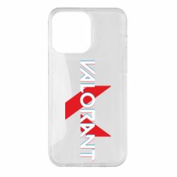 Чехол из раздела Valorant Valorant glitsh logo для Apple iPhone 14 Pro Max