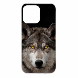 Чехол из раздела Волк Wolf with yellow eyes для Apple iPhone 14 Pro Max