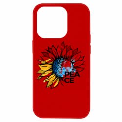 Чехол из раздела Цветы Peace (мир) для Apple iPhone 14 Pro - FATLINE Чехол из раздела Цветы Peace (мир) для Apple iPhone 14 Pro