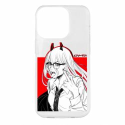 Чехол из раздела Человек-бензопила Power red для Apple iPhone 14 Pro