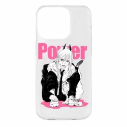 Чехол из раздела Человек-бензопила Power with meow для Apple iPhone 14 Pro