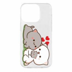 Чехол из раздела Кот Семья котиков для Apple iPhone 14 Pro - FATLINE Чехол из раздела Кот Семья котиков для Apple iPhone 14 Pro