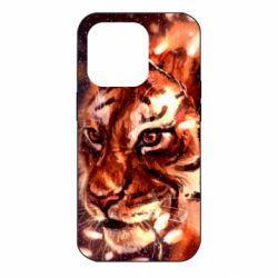 Чехол из раздела Тигр Тигр и гирлянда для Apple iPhone 14 Pro