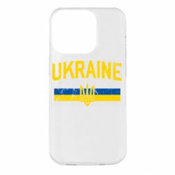 Чехол из раздела From Ukraine With Love Ukraine, Флаг и Герб Украины для Apple iPhone 14 Pro